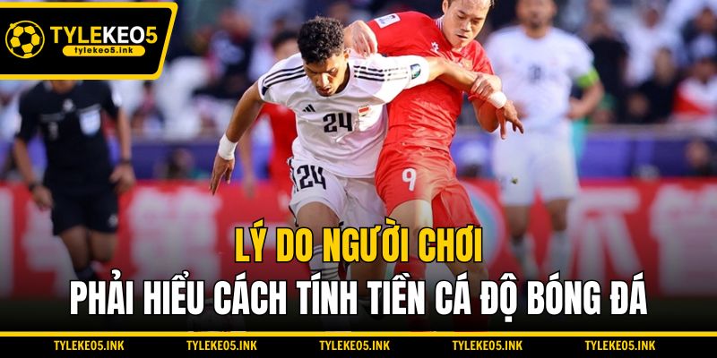 Lý do người chơi phải hiểu cách tính tiền cá độ bóng đá