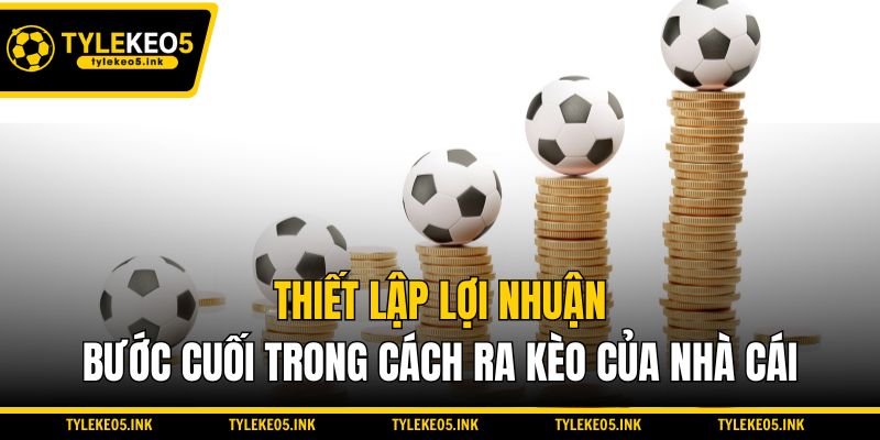 Thiết lập lợi nhuận - Bước cuối trong cách ra kèo của nhà cái
